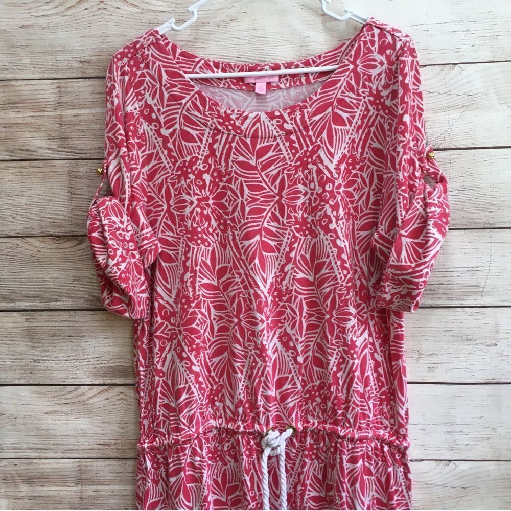 Lilly Pulitzer Raquel red Floral Dress - Picture 6 of 11
